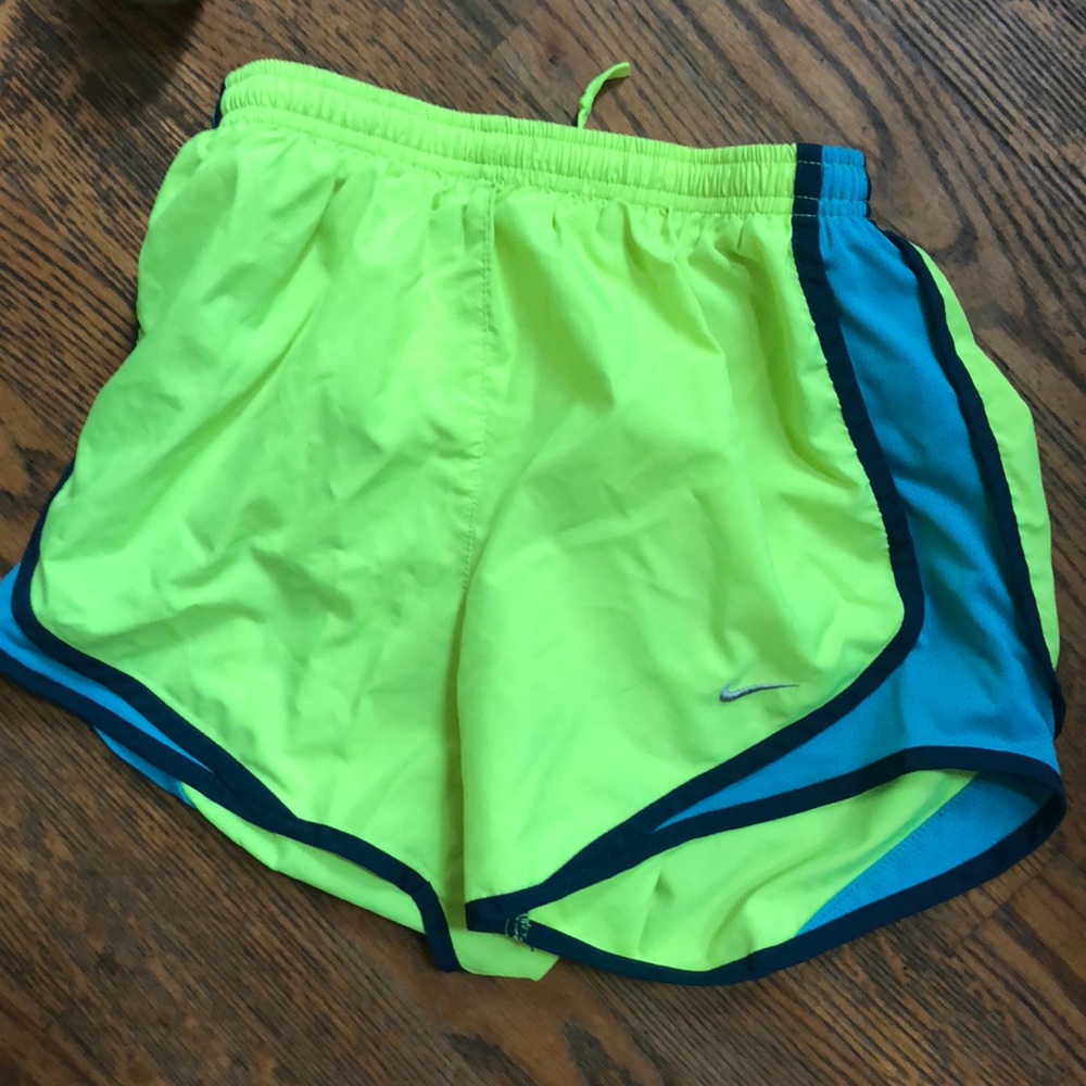 Neon Nike shorts
